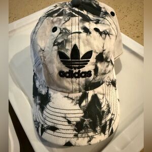 Adidas Black and White Tie-Dye Hat